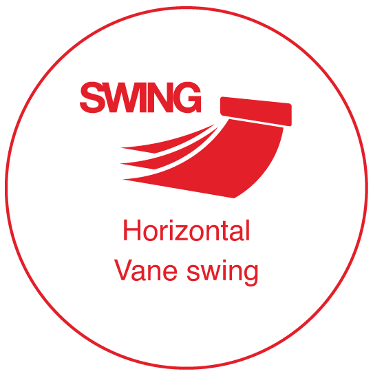 Horizontal Vane swing